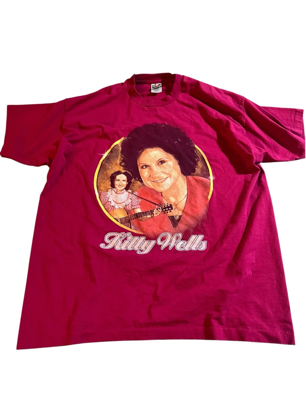Kitty Wells Signed Country Singer with Guitar Size XXL (17)